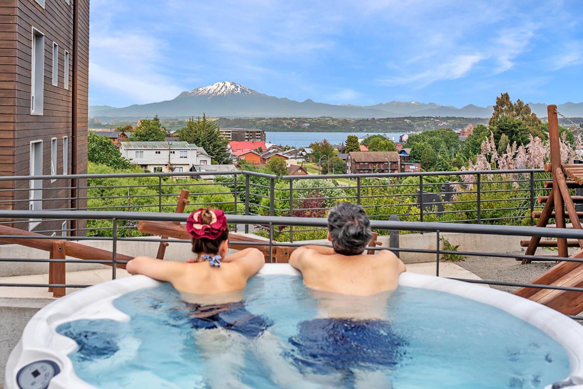 Exquisito Depa Con La Mejor Vista Al Lago Y Tinaja Puerto Varas Exterior foto