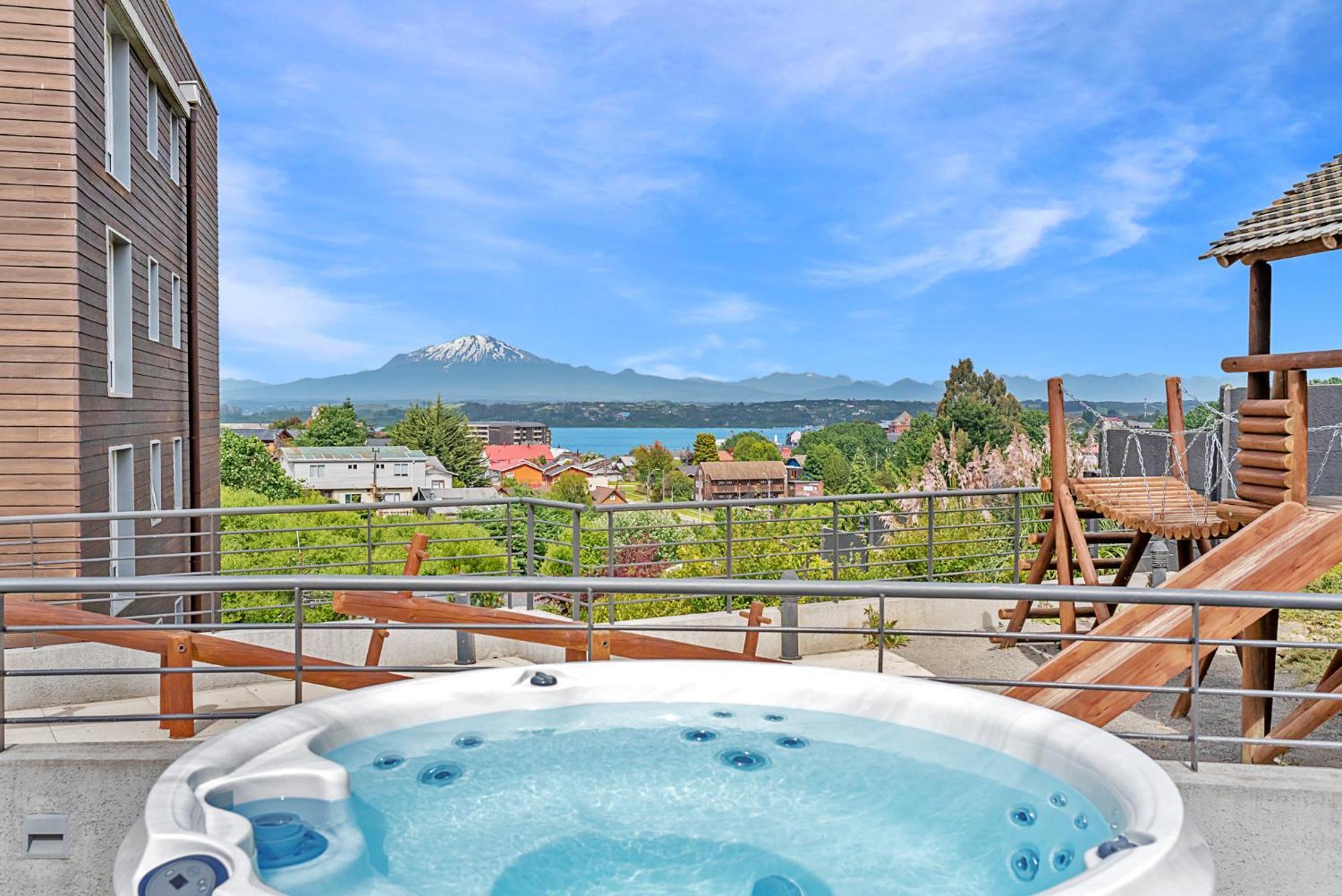 Exquisito Depa Con La Mejor Vista Al Lago Y Tinaja Puerto Varas Exterior foto